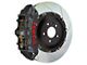 Brembo GT-S Series 6-Piston Front Big Brake Kit with 15.90-Inch 2-Piece Type 1 Slotted Rotors; Black Hard Anodized Calipers (15-23 Mustang GT)