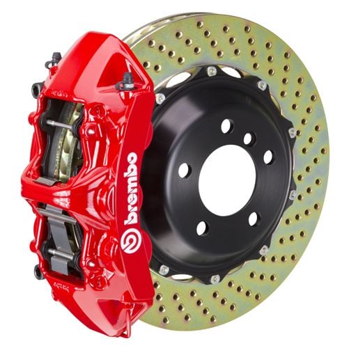 Brembo Mustang GT Series 6-Piston Front Big Brake Kit with 15-Inch 2 ...