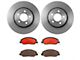 Brembo Vented Brake Rotor and Pad Kit; Front (11-14 Mustang V6 w/o Performance Pack)