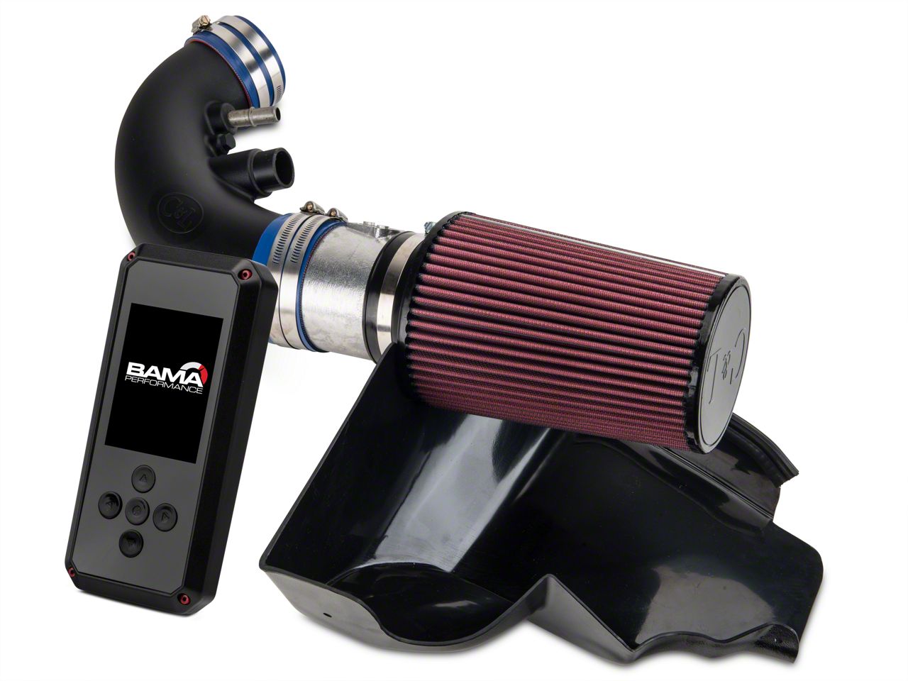 Mustang Candl Racer Cold Air Intake W 95mm Maf And Bama Rev X Tuner 11 14 Mustang Gt Free Shipping