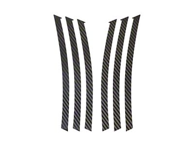 CA Fender Gill Decals; Black Carbon Fiber (10-13 Camaro)