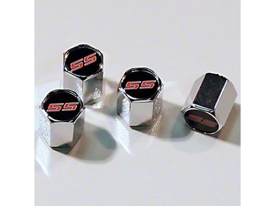 CA Valve Stem Caps with SS Logo (Universal; Some Adaptation May Be Required)