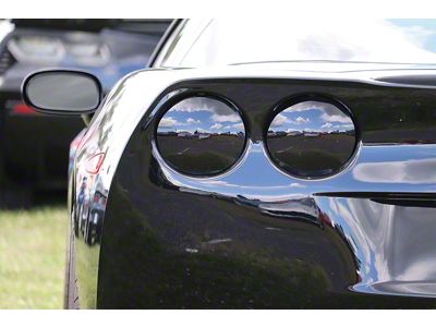 Acrylic Tail Light Blackout Kit; Set of 2 (05-13 Corvette C6)