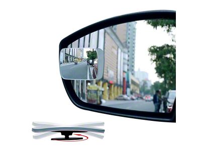 Adjustable Slim Square Blind Spot Mirrors (97-25 Corvette C5, C6, C7 & C8)