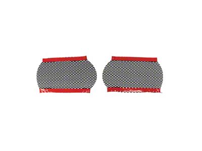 Brake Cooling Duct Mesh Screens; Black (15-19 Corvette C7 Grand Sport, Z06)