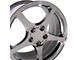 CA C5 Style Chrome Wheel; Front Only; 17x8.5; 58mm Offset (97-04 Corvette C5 Base)