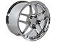 CA C5 Z06 Style Chrome Wheel; Rear Only; 18x10.5; 56mm Offset (97-04 Corvette C5)