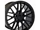 CA C6 ZR1 Style Satin Black Wheel; Rear Only; 18x10.5; 56mm Offset (97-04 Corvette C5)