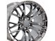 CA C7 Z06 Style Chrome Wheel; Rear Only; 18x10.5; 56mm Offset (97-04 Corvette C5)