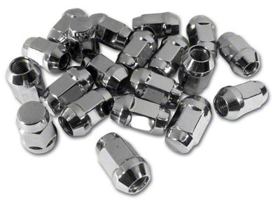 CA Chrome Lug Nuts; 12mm x 1.5; Set of 20 (97-19 Corvette C5, C6 & C7)