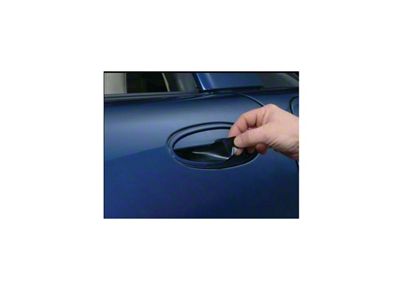 Door Handle Scratch Protection Film; Black (97-04 Corvette C4)