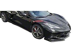 Fender Stripes; Gloss Carbon Flash (20-25 Corvette C8)