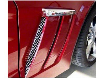 Fender Vent/Cove Screens; Natural (10-13 Corvette C6 Grand Sport)