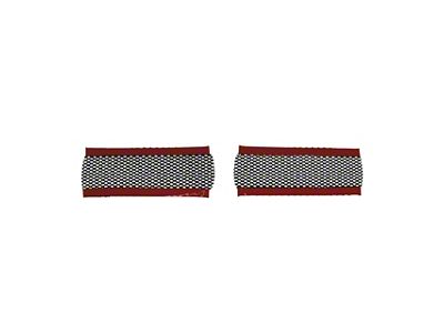 Fog Light Screens; Black (06-13 Corvette C6, Excluding Base)