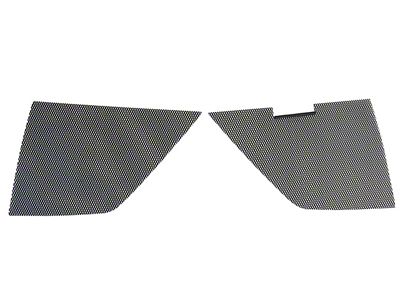 Grille/Radiator Protection Screens; Outer; Aluminum with Black Finish (20-25 Corvette C8 Stingray)