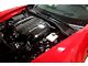 CA Hydro Carbon Fiber Fuel Rail Covers with Chrome Letters; OEM Textured Matte Clear Finish (14-19 Corvette C7 Grand Sport, Stingray)