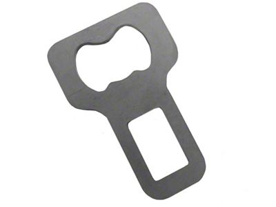 CA OEM Seatbelt Warning Eliminator with Bottle Cap Opener; Single (13-19 Corvette C6 & C7)