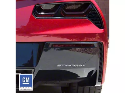 Rear Bumper Stingray Lettering; Chrome Acrylic (14-19 Corvette C7)