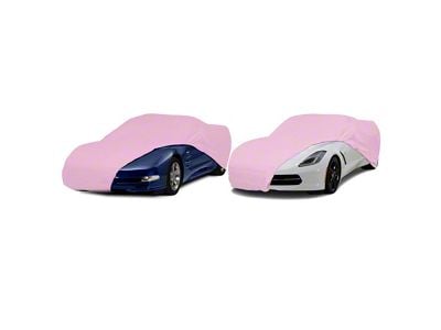 CA Semi-Custom Fit Car Cover; Pink (Universal; Some Adaptation May Be Required)