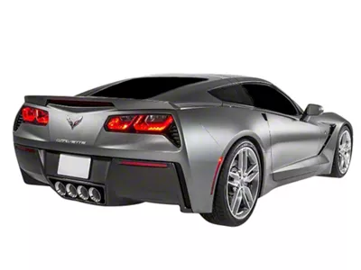 CA Side Marker/Third Brake Light Blackout Kit; Dark Smoked Acrylic (14-19 Corvette C7)