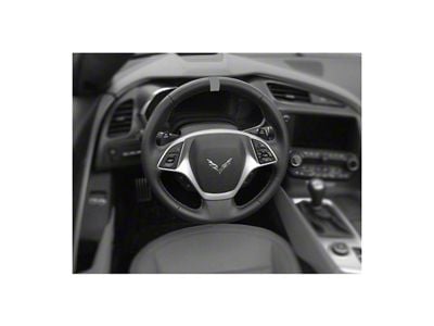 CA Steering Wheel Top Center Stripe Marker Decal (97-25 Corvette C5, C6, C7 & C8)