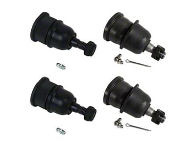 CA Upper and Lower Ball Joints; 4-Piece Set (97-13 Corvette C5 & C6)