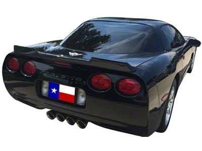 Wicker Bill Spoiler; Hydro Carbon Fiber (97-04 Corvette C5)