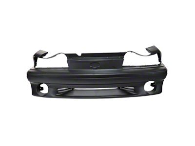 GT/Cobra Style Front Bumper Cover; Unpainted (87-93 Mustang)