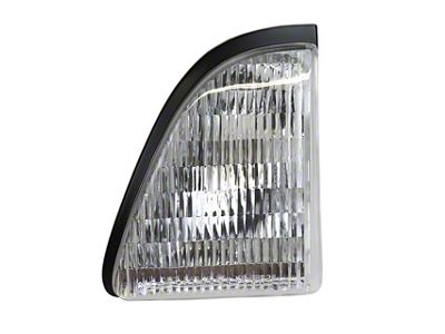 Parking Light Assembly without Socket; Driver Side (87-93 Mustang)