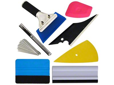 CA Automotive Wrap/Tint/Vinyl Installation Tool Kit; 7-Piece Set