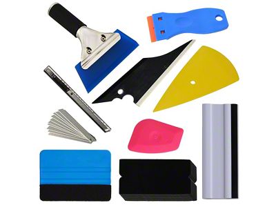 CA Automotive Wrap/Tint/Vinyl Installation Tool Kit; 9-Piece Set