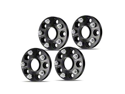 0.79-Inch 5-Lug Wheel Spacers; Black; Set of Four (10-24 Camaro)