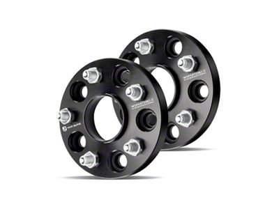 0.79-Inch 5-Lug Wheel Spacers; Black; Set of Two (10-24 Camaro)