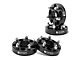 1.25-Inch 5-Lug Wheel Spacers; Black; Set of Four (10-24 Camaro)