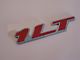 1LT Emblem; Stainless Steel with Red Insert (10-24 Camaro)