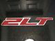 2LT Emblem; Stainless Steel with Red Insert (10-24 Camaro)