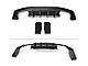 3-Piece Rear Diffuser; Matte Black (16-24 Camaro, Excluding ZL1)