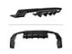 3-Piece Rear Diffuser; Matte Black (16-24 Camaro, Excluding ZL1)