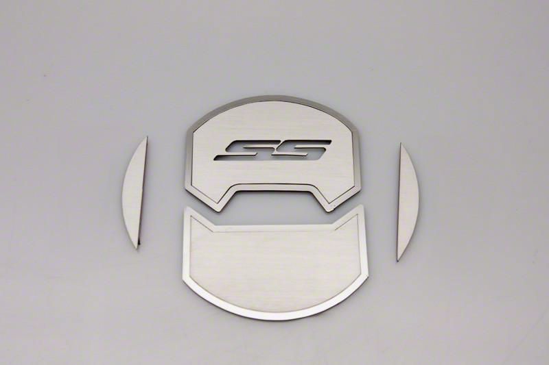 Deluxe Round A/C Vent Duct Covers with SS Logo (10-15 Camaro)