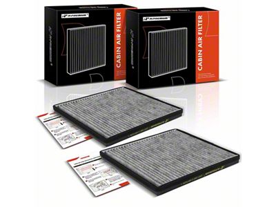 Activated Carbon Cabin Air Filter; Set of Two (10-15 Camaro)