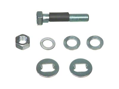 Adjustable Front Lower Strut Mount Cam Bolts; 2.50-Degrees (93-19 Camaro)