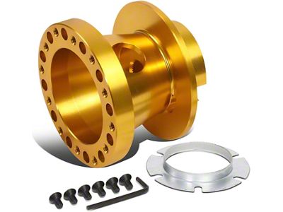 Aluminum Steel Wheel Hub Adapter; Gold (93-02 Camaro)