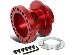 Aluminum Steel Wheel Hub Adapter; Red (93-02 Camaro)