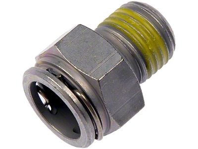 Automatic Transmission Oil Cooler Line Connector; 3/8 Tube x 1/4-18-Inch Thread (98-02 Camaro)