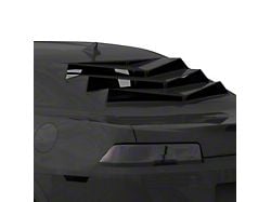 Bakkdraft Quarter Window Louvers; Ashen Gray (10-15 Camaro Coupe)