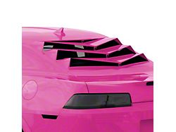 Bakkdraft Quarter Window Louvers; Magenta Man (10-15 Camaro Coupe)