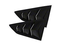 Bakkdraft Quarter Window Louvers; Mosaic Black (16-24 Camaro Coupe)