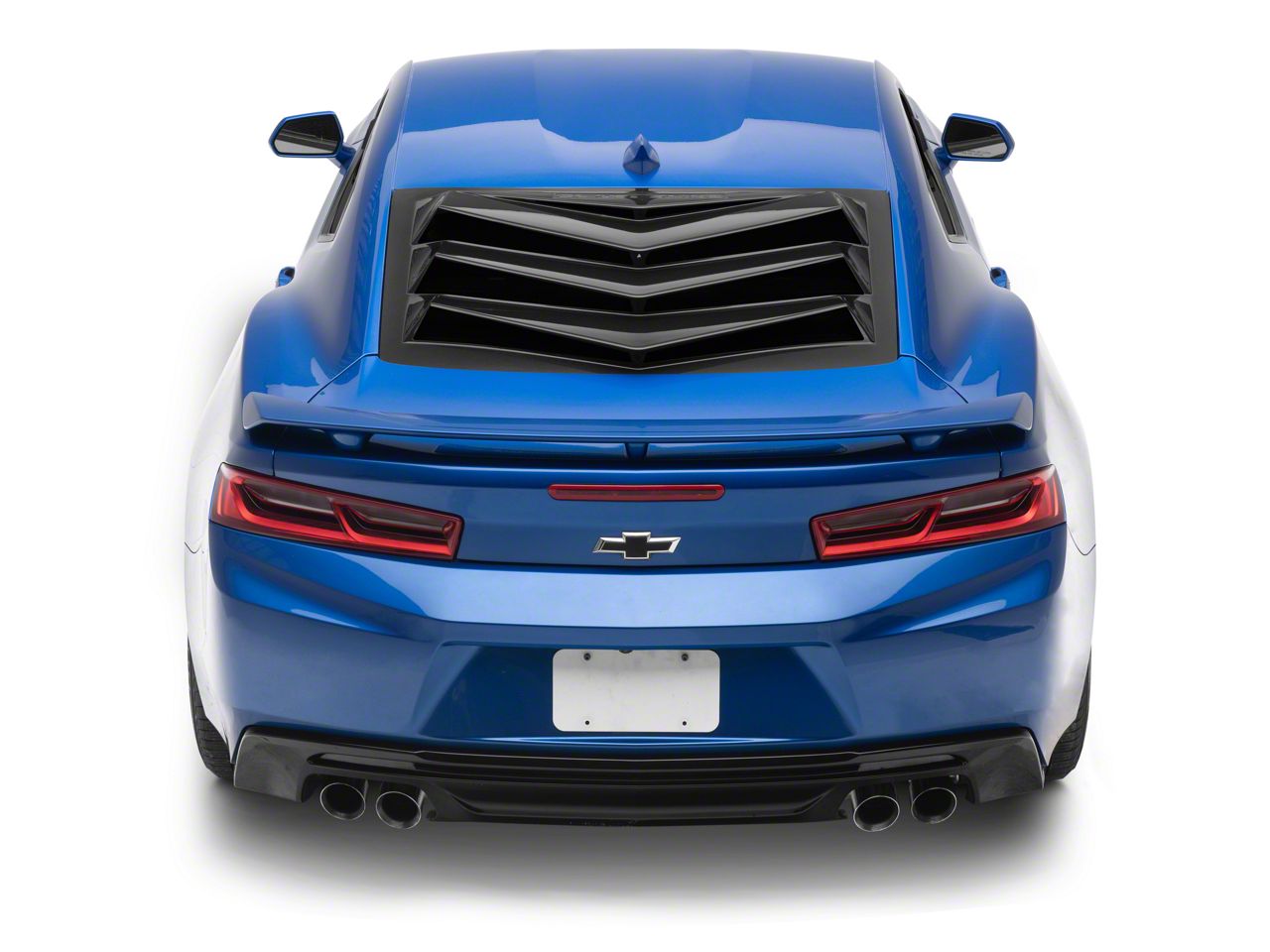 Camaro Bakkdraft Rear Window Louvers; Carbon Flash (16-24 Camaro Coupe ...