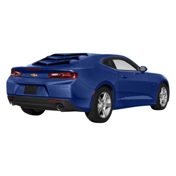 Camaro Bakkdraft Rear Window Louvers; Riverside Blue (16-24 Camaro ...