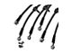 Braided Stainless Steel Brake Line Kit; Front and Rear (98-02 Camaro w/ Rear Disc Brakes & w/o Traction Control)